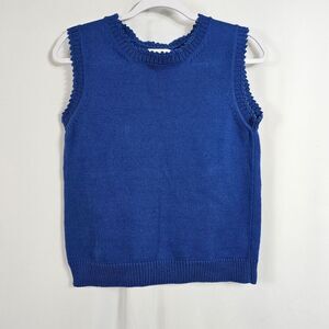 Cartolina Nantucket Knit Tank Sweater Vest in Blue - Size S
